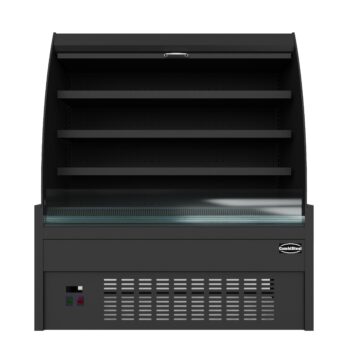 Black Curved Display Cooler 440L