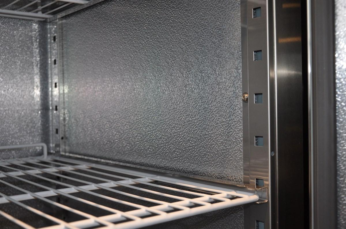 Upright Stainless Steel Static Freezer 1200L