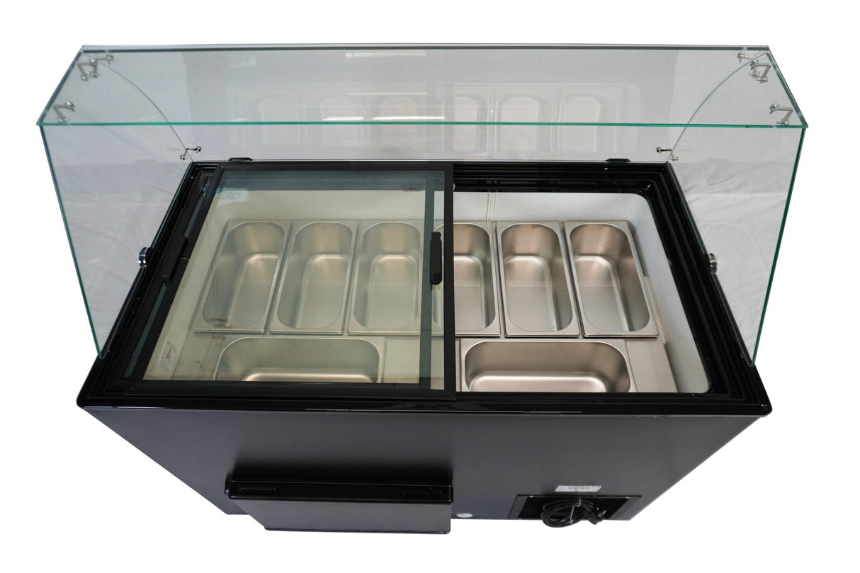 Ice Cream Display Case Java 8 Black