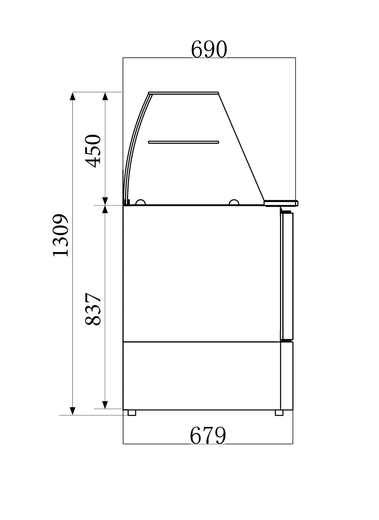 Saladette 3 Doors