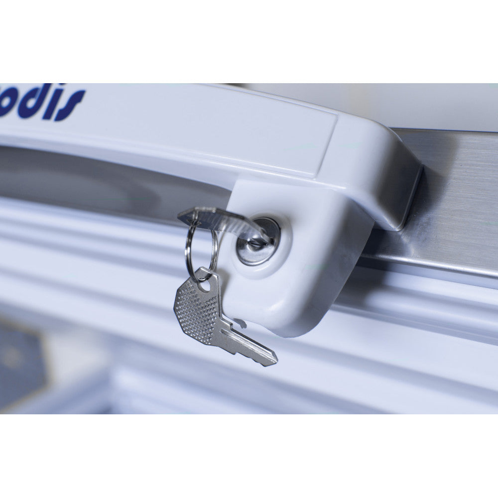 Stainless Steel Lid Chest Freezer, 350 Litres