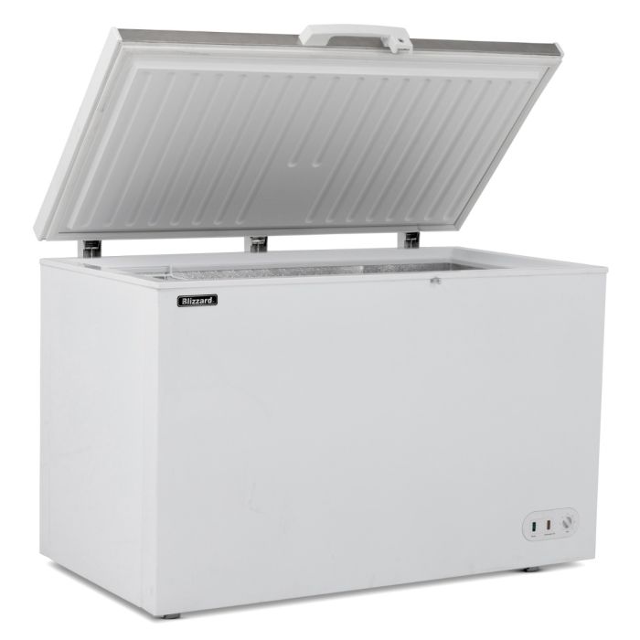 Stainless Steel Lid Chest Freezer 450L