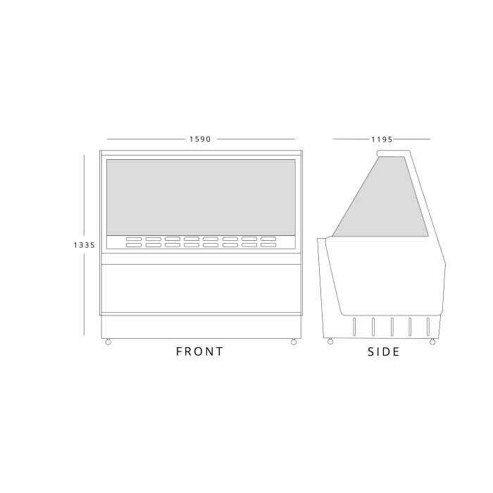 Optimus Ice Cream Display 630L