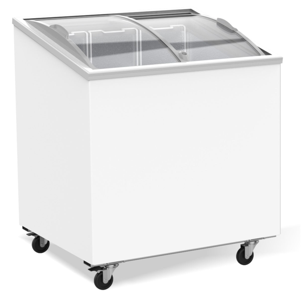 Freezer With Glass Lid 198 L