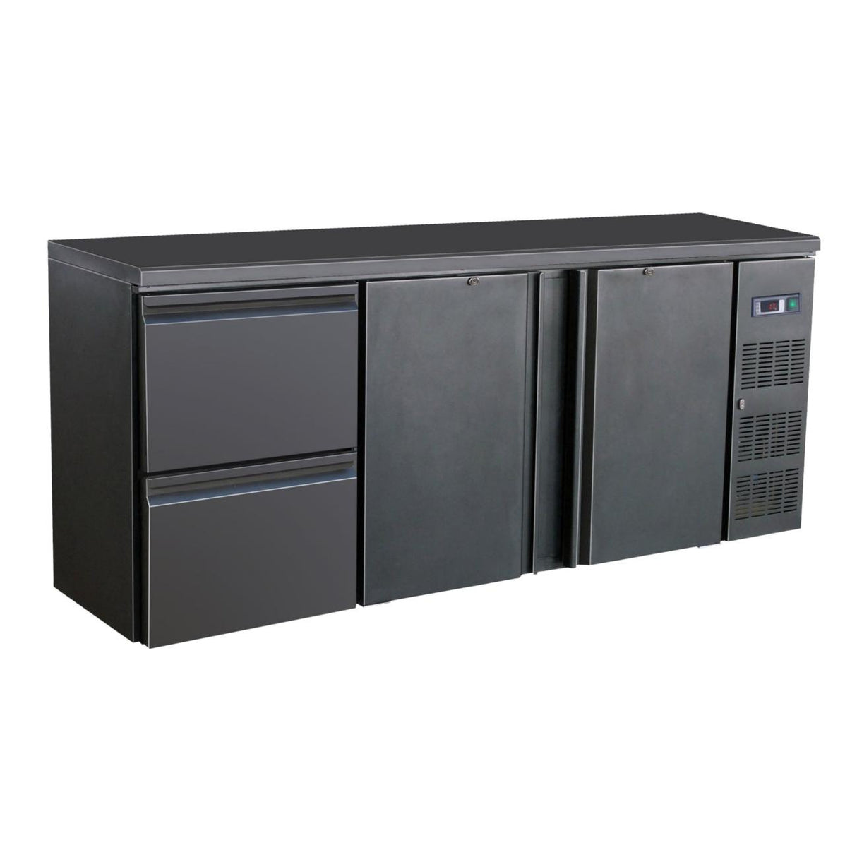 Black Barkoeler 2 Doors 2 Drawers