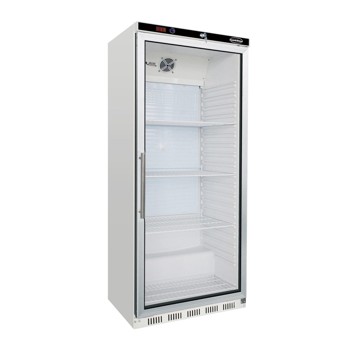 HR600 Glass Door Upright Refrigerator 570Ltr