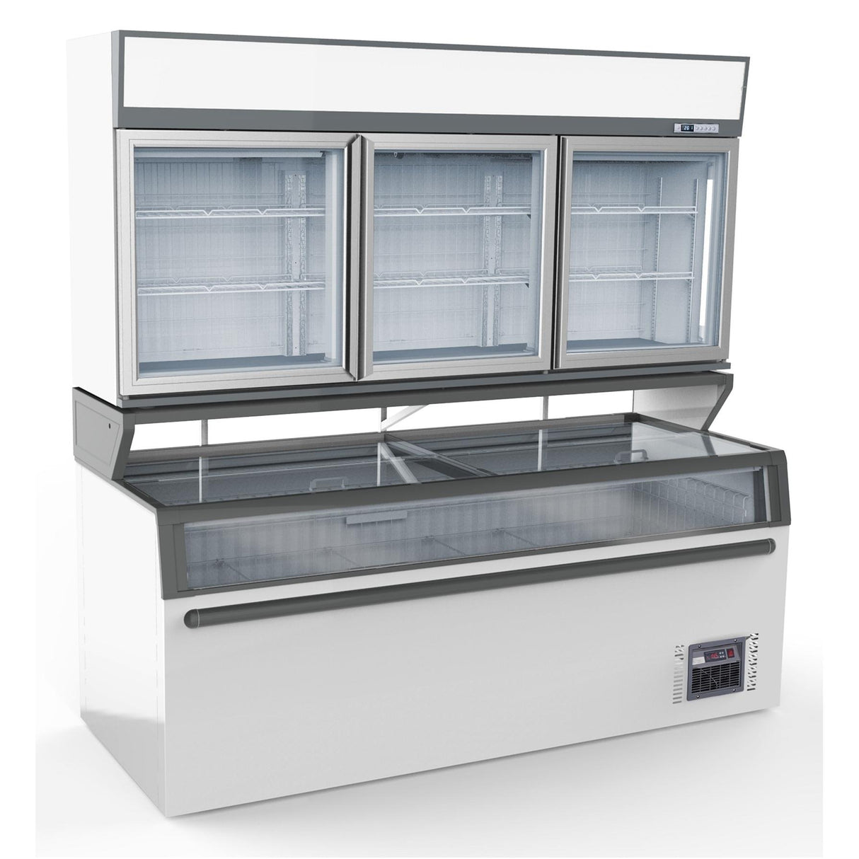 Wall Freezer White 3d