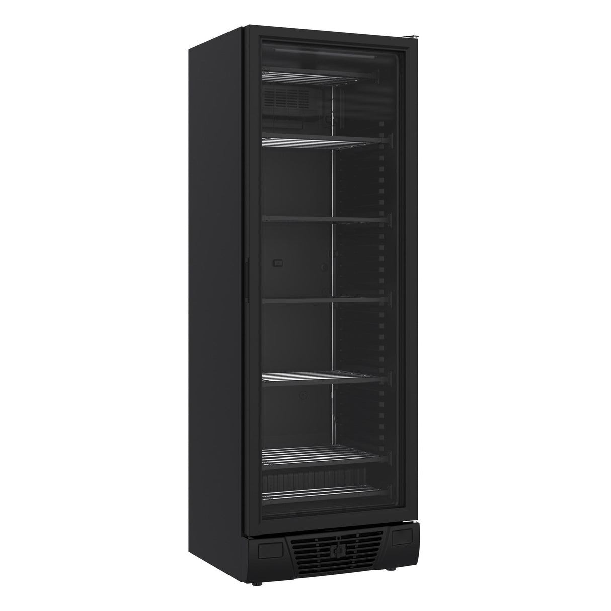 Upright Display Freezer – 382L, Black