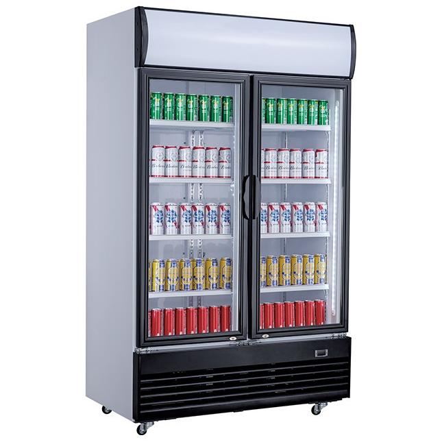 Double Door Display Refrigerator