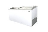 White Chest Freezer With Glass Lid 461L