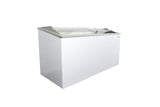 White Chest Freezer With Glass Lid 461L