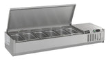 Refrigerated Counter Top with Stainless Steel Top 5 x 1/4