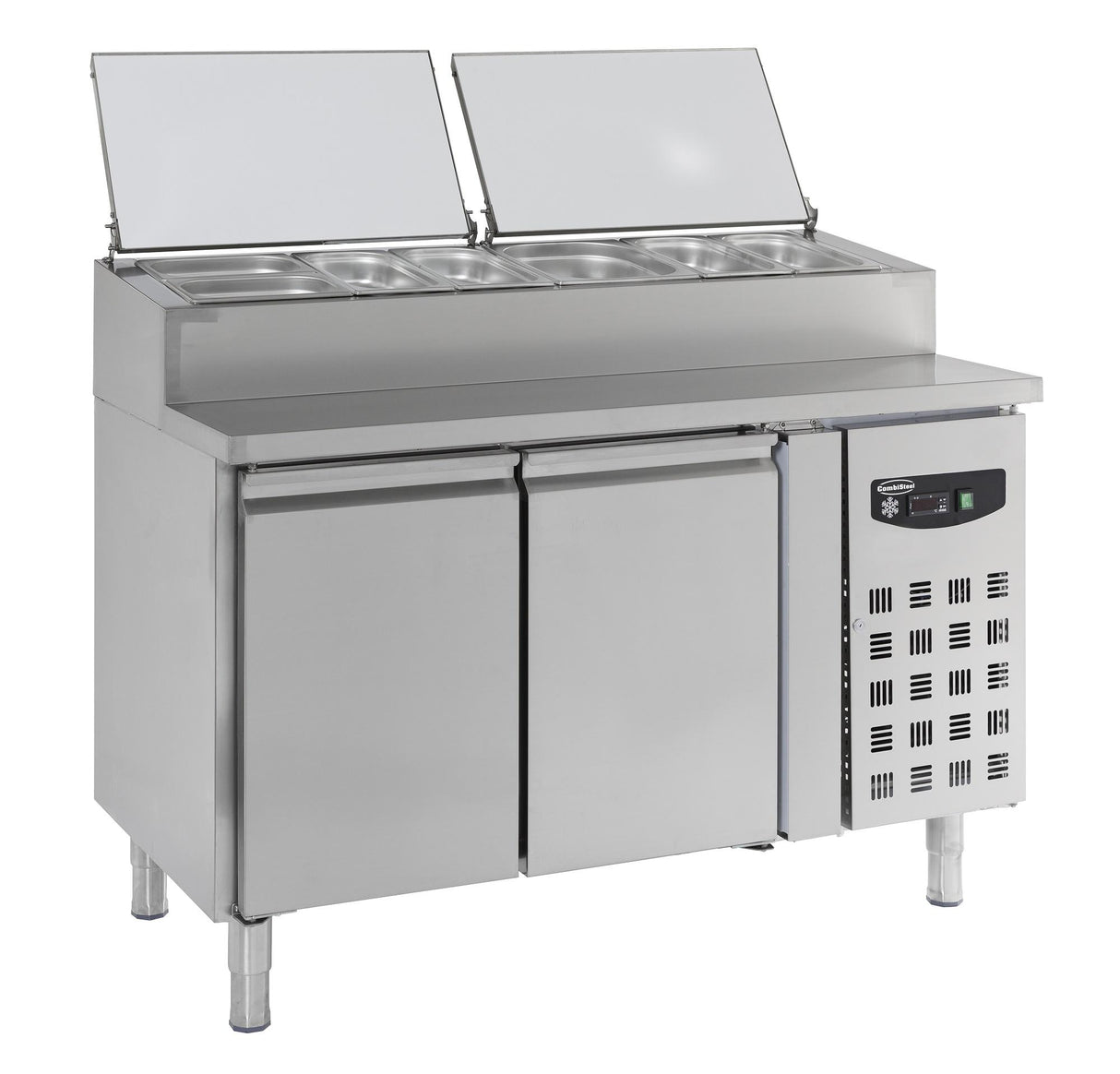 Salad Bar 2 Doors 6x1/3 Gn Pan