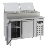 Salad Bar 2 Doors 6x1/3 Gn Pan