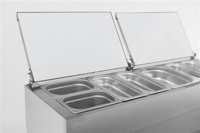 Salad Bar 2 Doors 6x1/3 Gn Pan