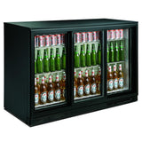 Sliding 3 Door Backbar Cooler