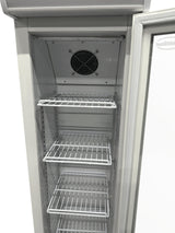 Upright Narrow Glass Door Fridge 105L
