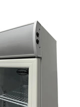 Upright Narrow Glass Door Fridge 105L