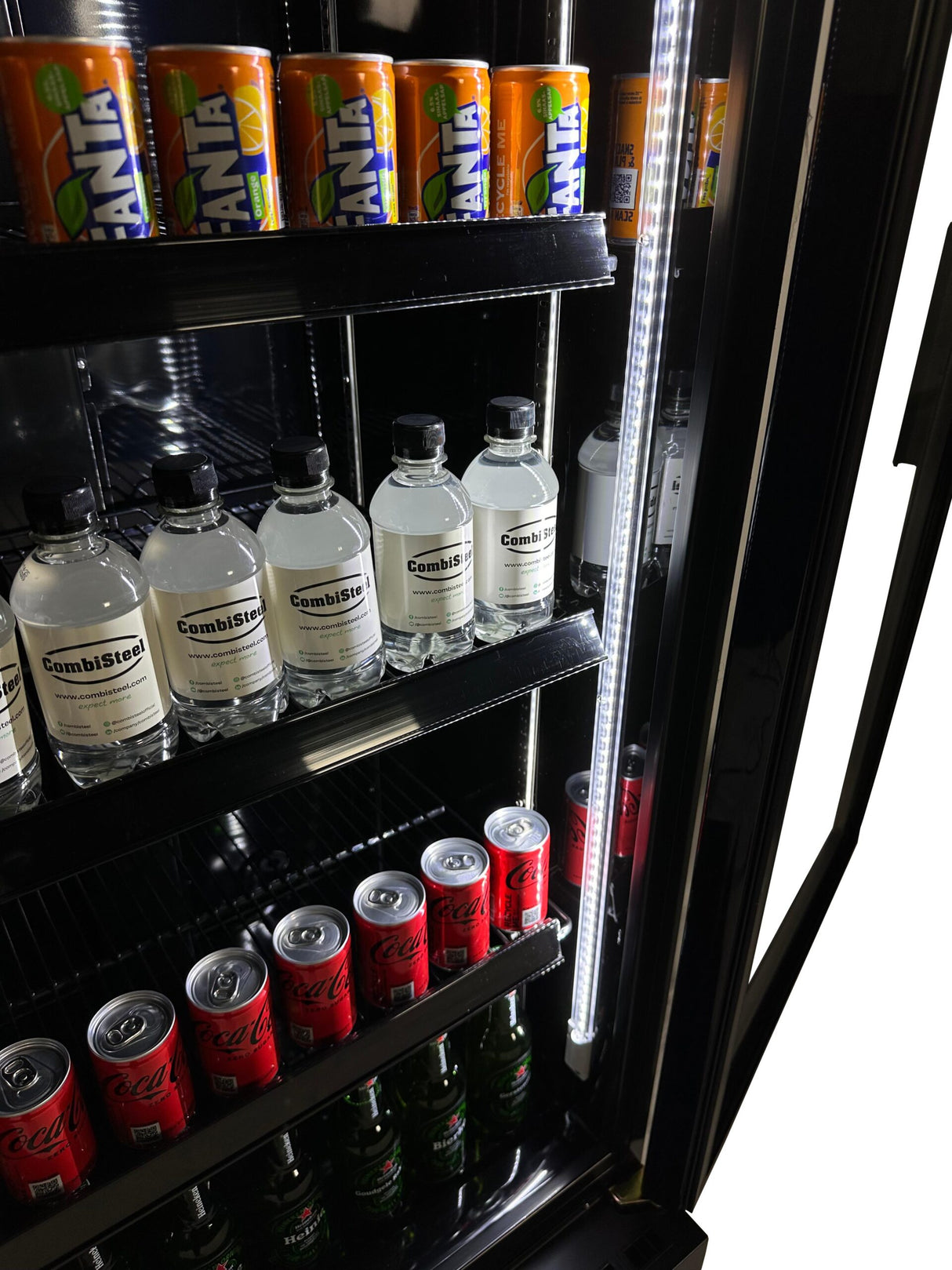 Refrigerator Glass Door Black