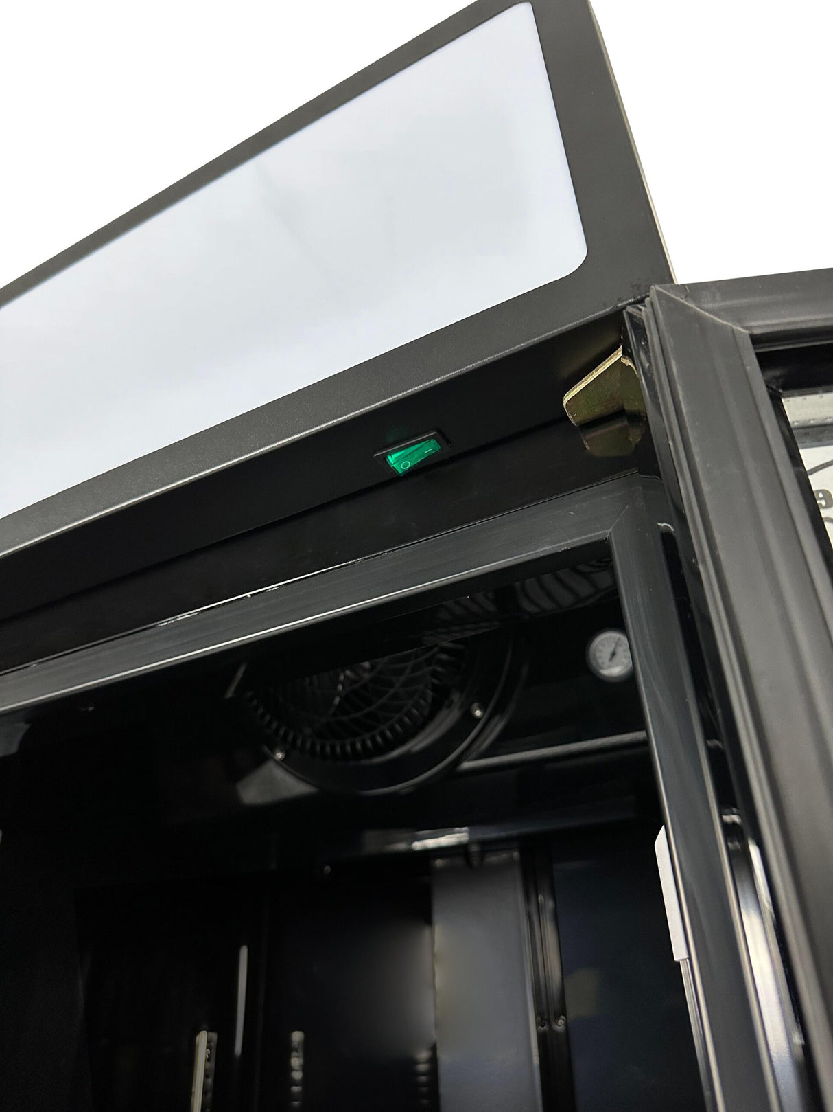 Refrigerator Glass Door Black