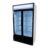 Double Glass Door Refrigerator