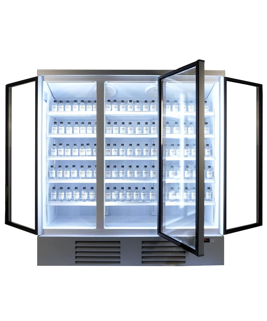 Refrigerator 3 Glass Doors