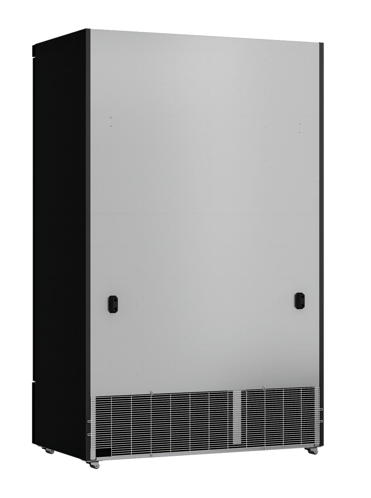 Double Glass Door Retail Refrigerator – Black, 1000L 