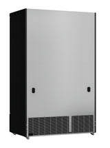 Double Glass Door Retail Refrigerator – Black, 1000L 
