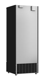 Black Upright Glass Door freezer 600L