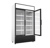 Double Glass Door Refrigerator