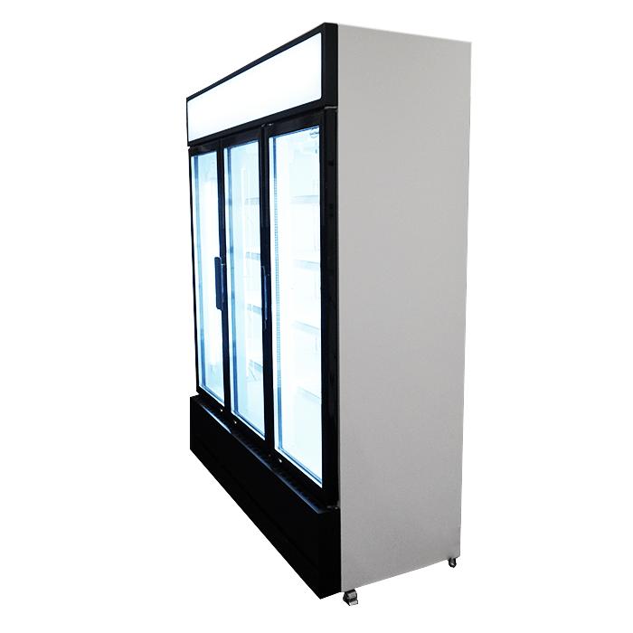 3-Door Glass Refrigerator