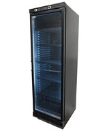Fridge With Glass Door 382l Black