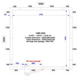 Cold/Freezer 3000 x 3000 x 2400 -120 MM