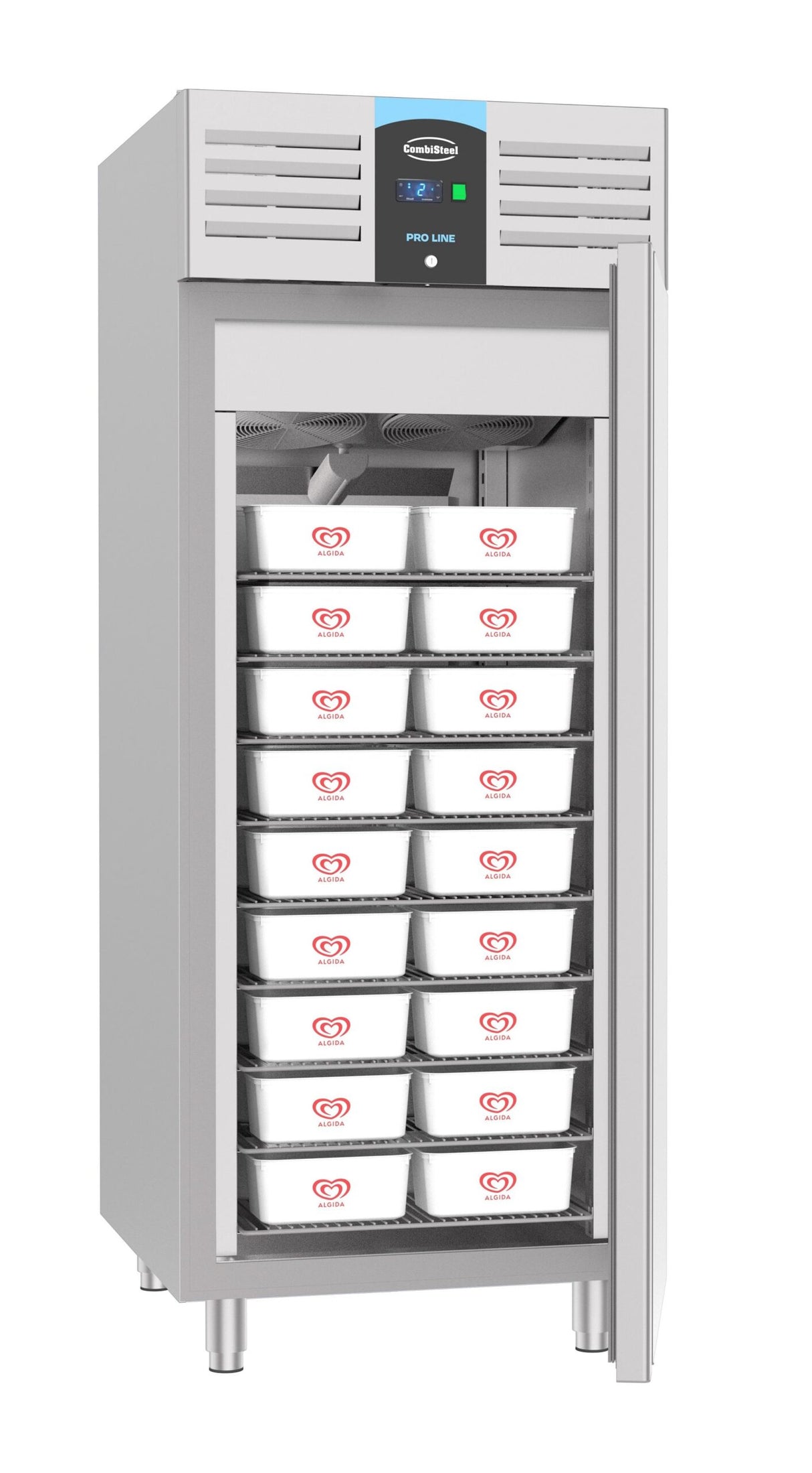 Ice Cream Upright Solid Door Freezer