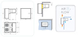 Freezer Wall-Mounted Unit 11.1-15.6 m³
