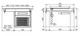 DROP-IN REFRIGERATED UNIT 3/1-160MM