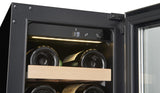 Black Upright Wine Cooler 50L