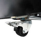 Refrigerator 3 Glass Doors Black