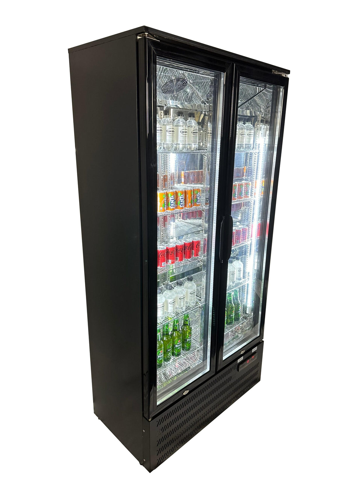 Upright Double Door Back Bar Cooler 458 Ltr