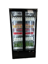 Upright Double Door Back Bar Cooler 458 Ltr