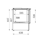 Cooled Salad Bar 3 Doors