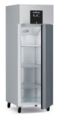 Stainless Steel Single Door Upright Fridge
