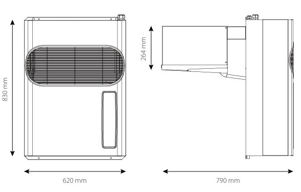 Zanotti MGM212 | Chill | 18m³ | Wall Mounted | (400v)