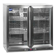 Double Door Bottle Cooler Stainless Steel