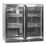 Double Door Bottle Cooler Stainless Steel