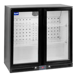 Double Hinged Backbar Bottle Cooler