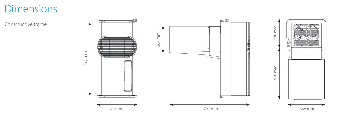 Zanotti MGM110 | Chill | 10m³ | Wall Mounted| (230v)