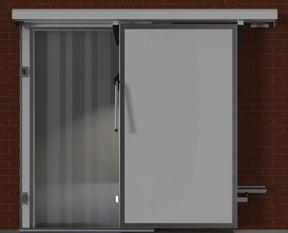Sliding Commercial Chiller Room Door 70cm Clear Opening
