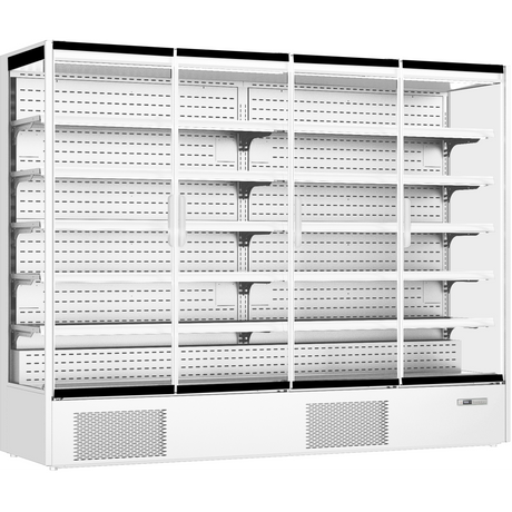 Multideck 2.5m Frameless Glass Door White or Block