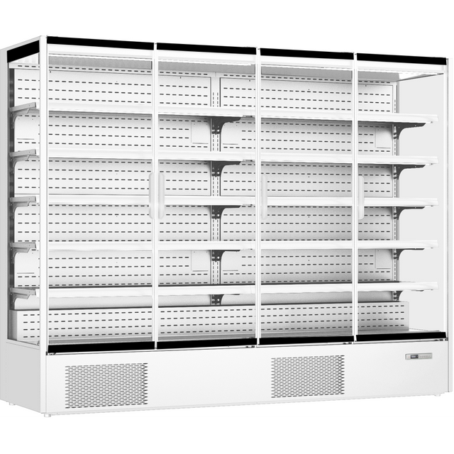 Multideck 2.5m Frameless Glass Door White or Block